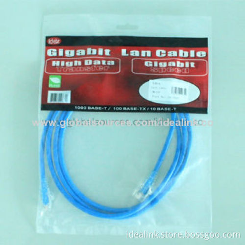 FTP Patch Cord, Solid Copper, Available in Various Colors, Customized Specifications are Accepted